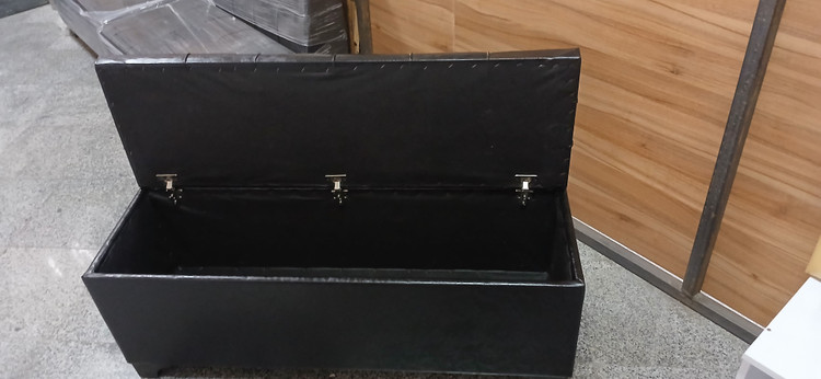 پاف باکسدار سه نفره چرم آلگرو براق
