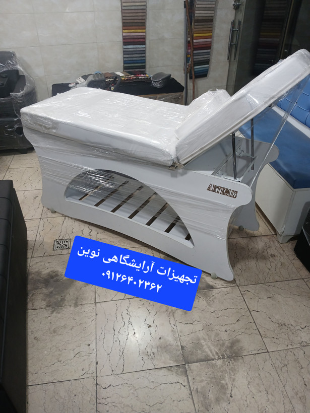 تخت ماساژ حرفه ای آرایشگاهی بدنه چوبی فوم سرد دررنگ بندی متنوع کپی