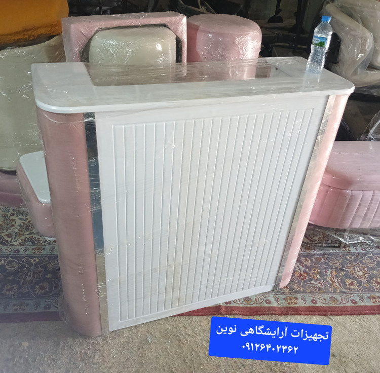 کانتر آرایشگاهی بغل پارچه دررنگ بندی متنوع کرکره ای