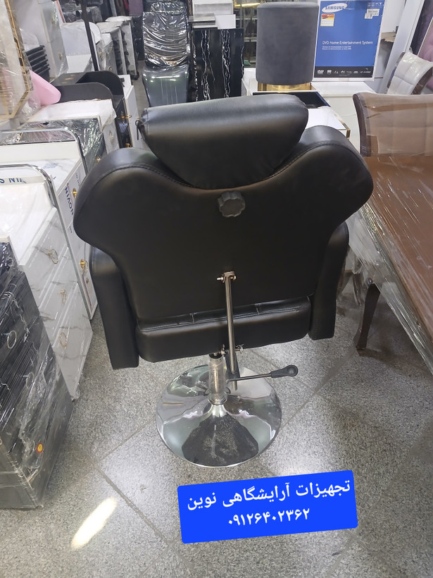 صندلی اصلاح آرایشگاهی مدل گلایل سینی گرد باجک۲۱