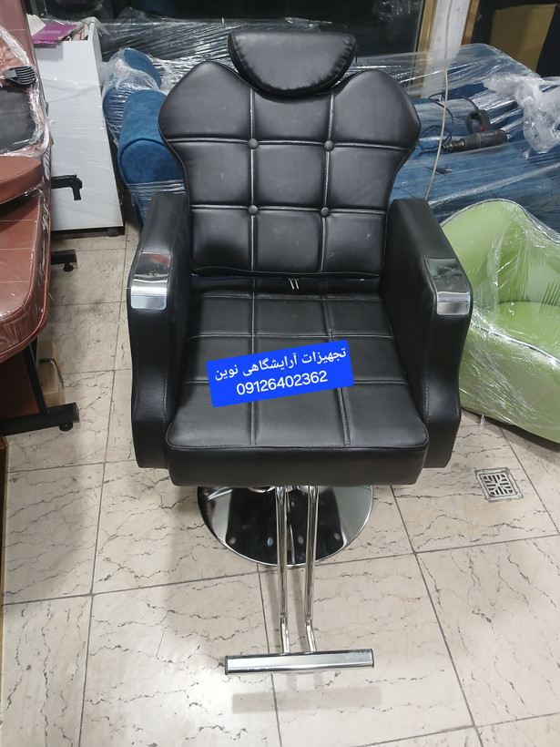 صندلی آرایشکاهی جک دستی مدل گلایل سینی گرد کپی 2