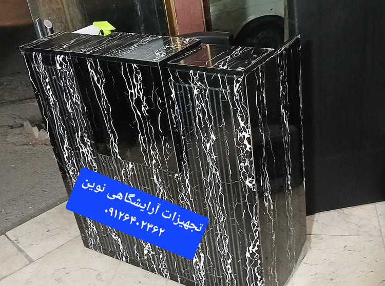 کانتر آرایشگاهی ام دی اف روکش وکیوم دررنگبندی متنوع