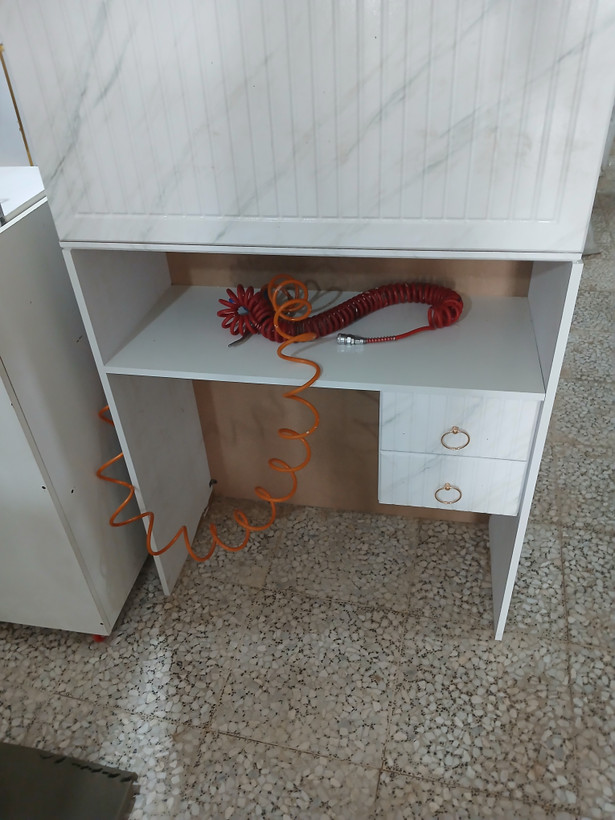 کانتر آرایشگاهی ام دی اف روکش وکیوم دررنگبندی متنوع