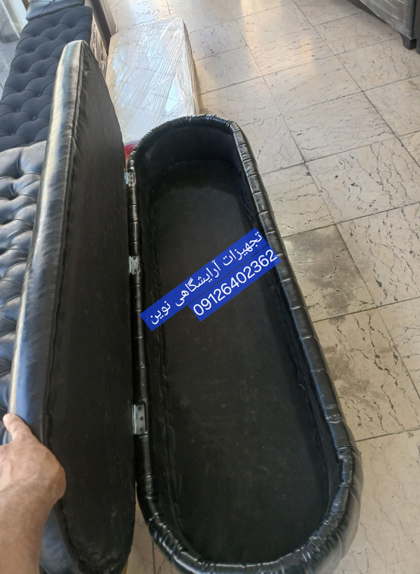 پاف باکسدار چرم براق 150