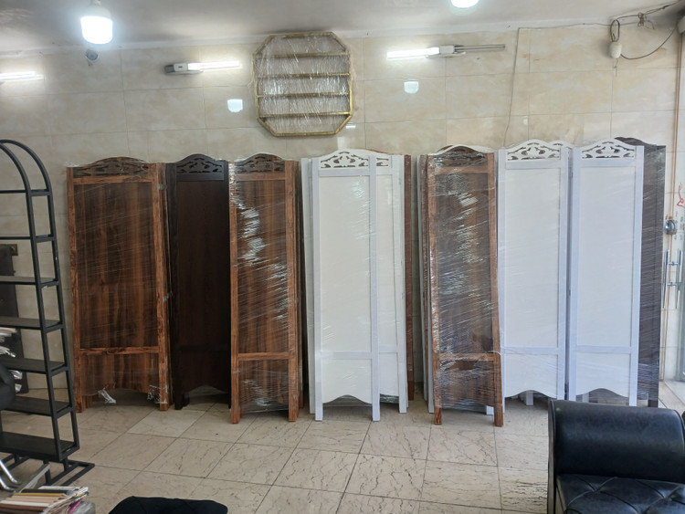 پاراوان 4لنگه دررنگ بندی عرض ۴۵